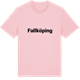Pink Cotton t-shirt med Fallköping fetstil t-shirt