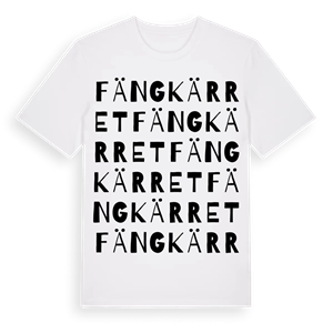 Fängkärret ordlek t-shirt – ekologisk bomull t-shirt från Pinshirt