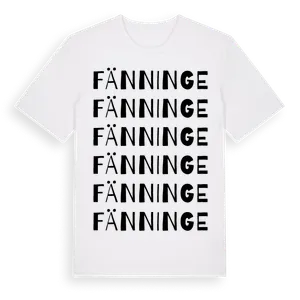 Fänninge ordlek t-shirt – ekologisk bomull t-shirt från Pinshirt