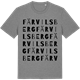 Mid Heather Gray t-shirt med Färvilsberg ordlek t-shirt