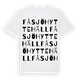 Fåsjöhyttehäll ordlek t-shirt