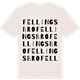 Vintage White t-shirt med Fellingsbro ordlek t-shirt