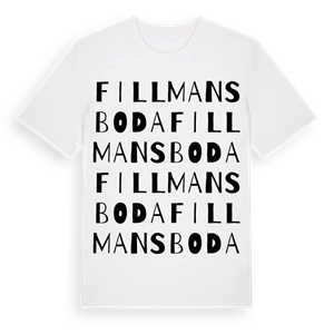 Fillmansboda ordlek t-shirt – ekologisk bomull t-shirt från Pinshirt