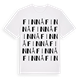 White t-shirt med Finnå ordlek t-shirt