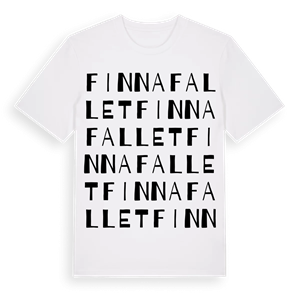 Finnafallet ordlek t-shirt – ekologisk bomull t-shirt från Pinshirt
