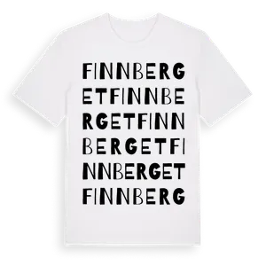 Finnberget ordlek t-shirt – ekologisk bomull t-shirt från Pinshirt