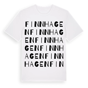 Finnhagen ordlek t-shirt – ekologisk bomull t-shirt från Pinshirt