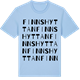 Blue Soul t-shirt med Finnshyttan ordlek t-shirt
