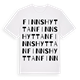 Finnshyttan ordlek t-shirt