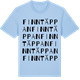 Blue Soul t-shirt med Finntäppan ordlek t-shirt