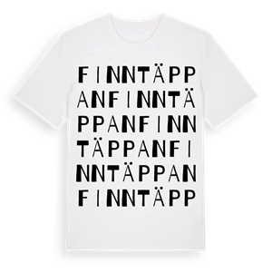 Finntäppan ordlek t-shirt – ekologisk bomull t-shirt från Pinshirt