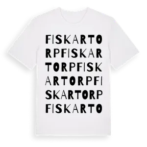 Fiskartorp ordlek t-shirt – ekologisk bomull t-shirt från Pinshirt