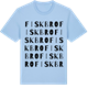 Blue Soul t-shirt med Fiskbro ordlek t-shirt