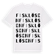 Fisklösen ordlek t-shirt