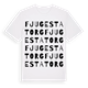 Fjugesta torg ordlek t-shirt