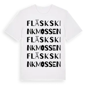 Fläskskinkmossen ordlek t-shirt – ekologisk bomull t-shirt från Pinshirt