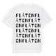 Flåten ordlek t-shirt