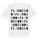Flingeboda ordlek t-shirt
