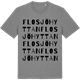 Mid Heather Gray t-shirt med Flosjöhyttan ordlek t-shirt