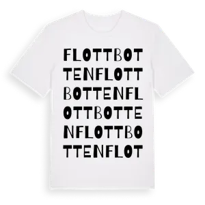 Flottbotten ordlek t-shirt – ekologisk bomull t-shirt från Pinshirt