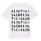 Flyktabacken ordlek t-shirt
