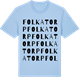 Blue Soul t-shirt med Folkatorp ordlek t-shirt