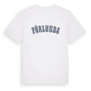 Förlunda college t-shirt – ekologisk bomull t-shirt från Pinshirt