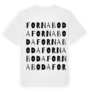Fornaboda ordlek t-shirt – ekologisk bomull t-shirt från Pinshirt