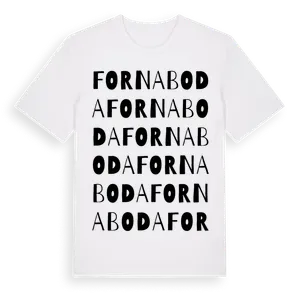 Fornaboda ordlek t-shirt – ekologisk bomull t-shirt från Pinshirt