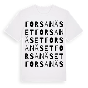 Forsanäset ordlek t-shirt – ekologisk bomull t-shirt från Pinshirt
