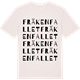 Vintage White t-shirt med Fräkenfallet ordlek t-shirt