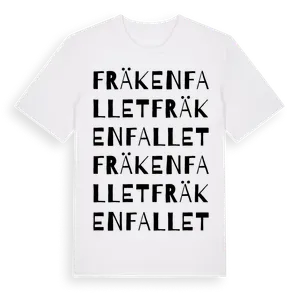 Fräkenfallet ordlek t-shirt – ekologisk bomull t-shirt från Pinshirt