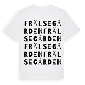 Frälsegården ordlek t-shirt – ekologisk bomull t-shirt från Pinshirt