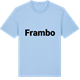 Blue Soul t-shirt med Frambo fetstil t-shirt