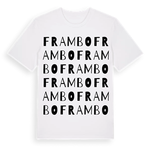 Frambo ordlek t-shirt – ekologisk bomull t-shirt från Pinshirt