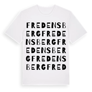 Fredensberg ordlek t-shirt – ekologisk bomull t-shirt från Pinshirt