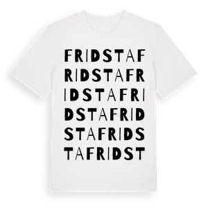 Fridsta ordlek t-shirt – ekologisk bomull t-shirt från Pinshirt