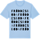 Blue Soul t-shirt med Fröddesboda ordlek t-shirt