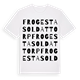 Frogesta Soldattorp ordlek t-shirt