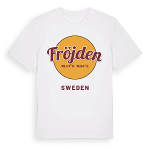 Fröjden cirkel t-shirt – ekologisk bomull t-shirt från Pinshirt