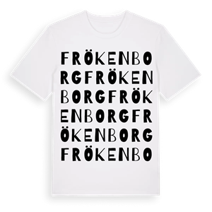 Frökenborg ordlek t-shirt – ekologisk bomull t-shirt från Pinshirt
