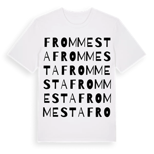 Frommesta ordlek t-shirt – ekologisk bomull t-shirt från Pinshirt