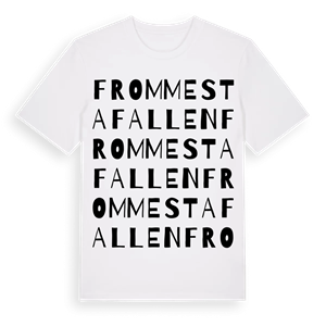 Frommestafallen ordlek t-shirt – ekologisk bomull t-shirt från Pinshirt