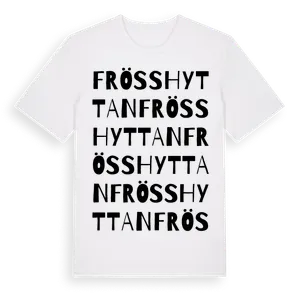Frösshyttan ordlek t-shirt – ekologisk bomull t-shirt från Pinshirt