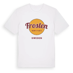 Frosten cirkel t-shirt – ekologisk bomull t-shirt från Pinshirt