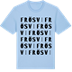 Blue Soul t-shirt med Frösvi ordlek t-shirt