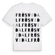 Frösvidal ordlek t-shirt
