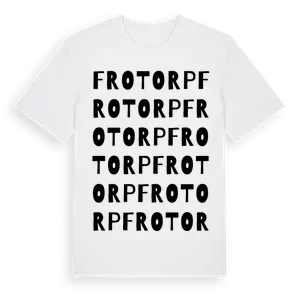 Frotorp ordlek t-shirt – ekologisk bomull t-shirt från Pinshirt