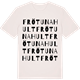 Vintage White t-shirt med Frötunahult ordlek t-shirt