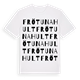 Frötunahult ordlek t-shirt